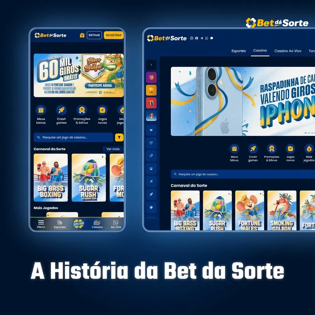 Bet da Sorte logo and Brazilian betting platform interface showing PIX payment and sports betting options