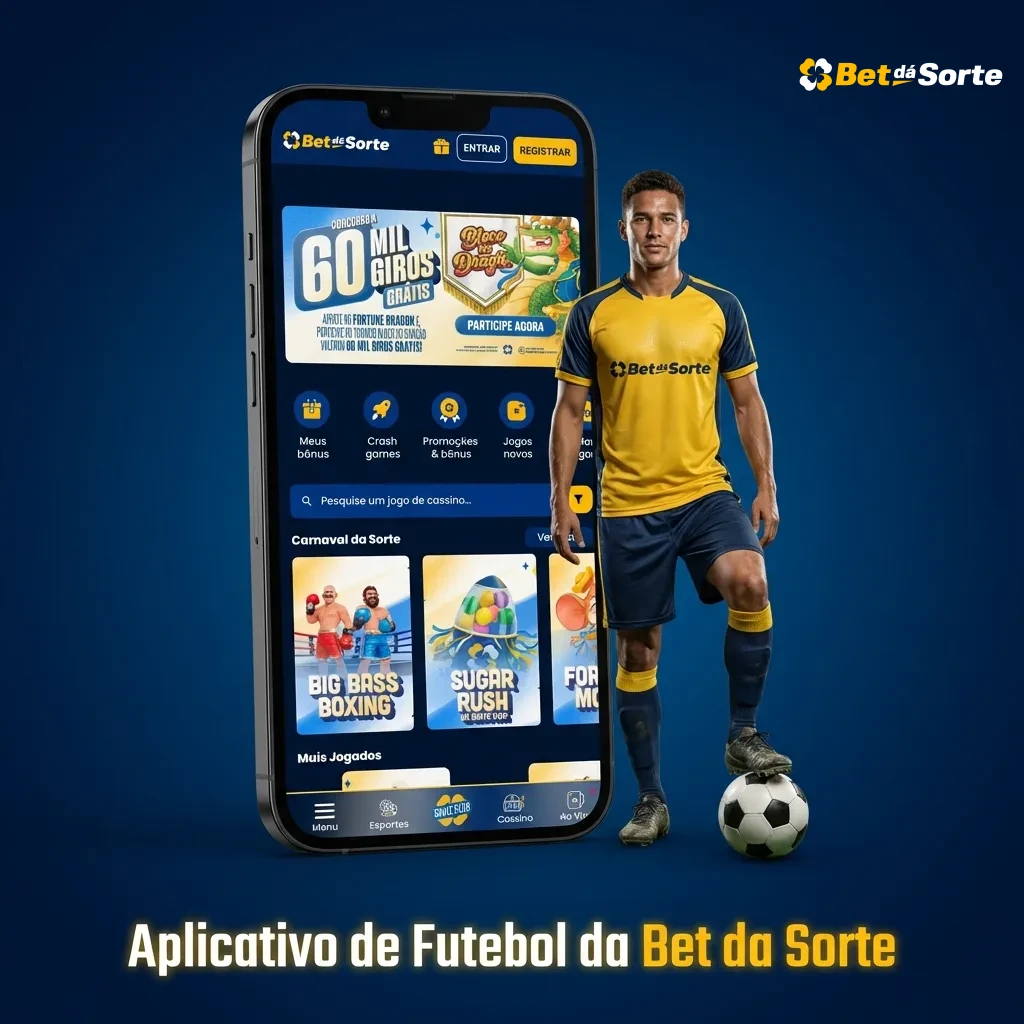 Smartphone exibindo app de apostas de futebol com partidas ao vivo e mercados disponíveis para apostas móveis