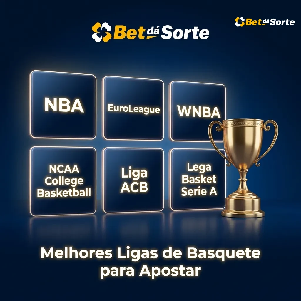 Basketball leagues for betting including NBA, NBB, Euroleague, and international competitions displayed on screen